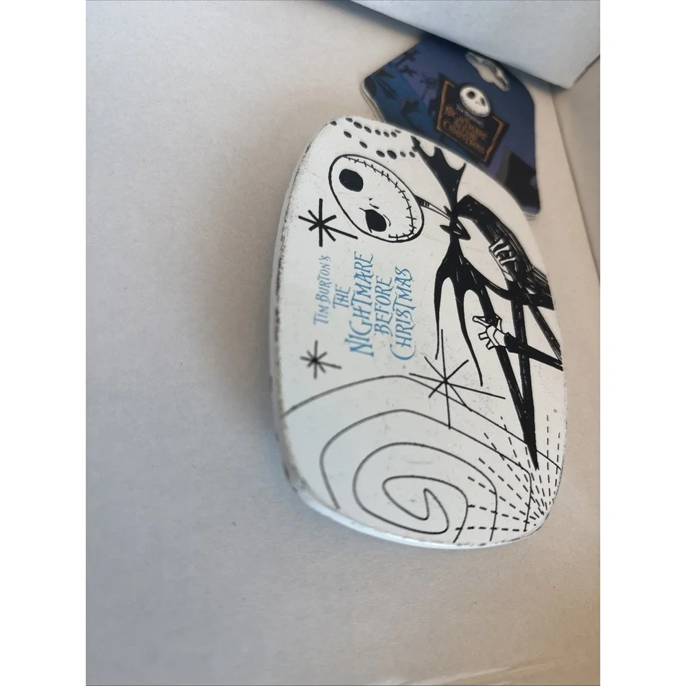 Disney Nightmare Before Christmas Jack Skellington Metal Belt Buckle White WEAR